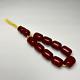 100 Gr Antique Faturan Cherry Amber Bakelite Rosary Prayer Beads Marbled