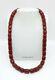 122.3 Grams Antique Faturan Cherry Amber Beads Necklace Marbled