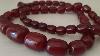 143 Vintage Cherry Bakelite Beads Rarity Antique Faturan