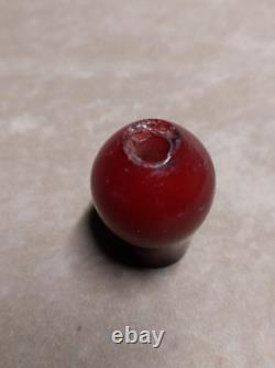 15.5 Grams Antique Faturan Cherry Amber Bakelite Hookah Mouthpiece Pipe Marbled
