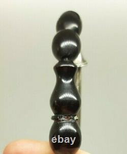 169 Grams Antique Faturan Cherry Amber Bakelite Rosary Prayer Beads