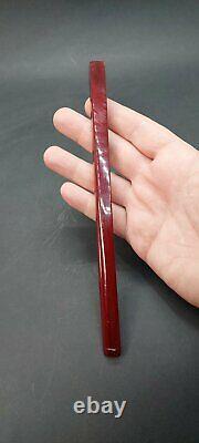 20 Grams Antique Faturan Cherry Amber Bakelite Cigarette Holder Pipe Marbled