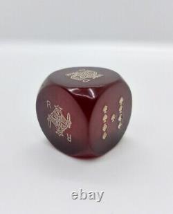 32 Grams Antique Faturan Cherry Amber Cube Stardust