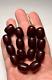 36 Grams Antique Faturan Bakelite Cherry Amber Beads