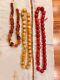 3x Antique Old Bakelite Faturan Amber Tasbih Masbaha Rosary Beads 600g