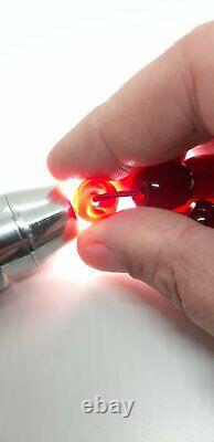 46.8 Grams Antique Cherry Amber Bakelite Beads Damari/Veins