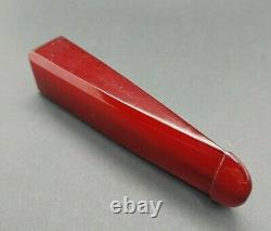 75.3 Grams Antique Faturan Cherry Amber Bakelite Cigarette Holder Pipe
