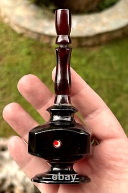 90 Grams Antique Faturan Cherry Amber Bakelite Transparent Hookah