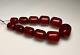99 Grams Antique Faturan Cherry Amber Bakelite Beads Necklace Marbled