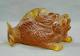 9 China Red Amber Carving Feng Shui Animal Dragon Fish Lucky Sculpture