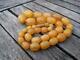 Antique Cherry Yellow Amber Bakelite Islamic Prayer Beads Necklace 107.1gr Veins