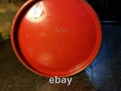 Antique 8/1966 RED Model 200a NICE Coleman Lantern withRARE Amber Globe