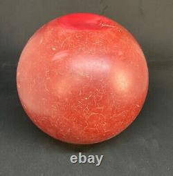 Antique Amber Bakelite Catalin Old Ball Prayer Block Rod Rare Red Brown 2832 g