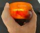 Antique Amber Bakelite Cherry Butterscotch 2 Bangles Veined Marble Rare Old 87 G
