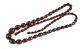 Antique Art Deco Cherry Amber Bakelite Facetted Beads Necklace 53.3g