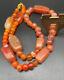 Antique Carnelian Multi Agate Beautiful Carving Carnelian Beads With Amber Beads