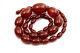 Antique Cherry Amber Bakelite Faturan Beads Necklace Marbled 71.5g
