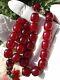 Antique Cherry Amber Bakelite Faturan Genuine Islamic Prayer Beads 69 Grams