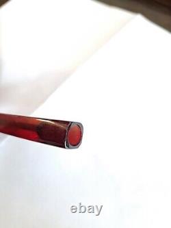 Antique Cherry Amber Faturan Bakelite, Cigarette Holder Pipe Mouthpiece 14.5 G