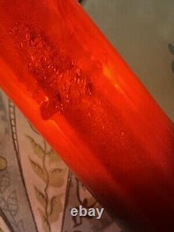 Antique Cherry Amber Red Amber Bakelite islamic prayer Tube 124- 10mm R1