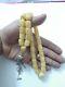 Antique Faturan Bakelite Misky Veins Damari Prayer Beads Necklace 82 Gram