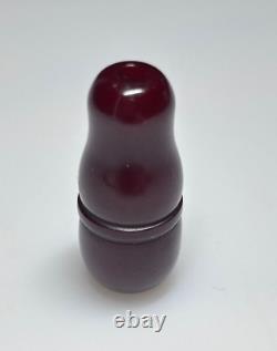 Antique Faturan Cherry Amber Bakelite Imam 8 Grams