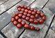 Antique Faturan Cherry Amber Bakelite Islamic Tesbih Misbaha Prayer Beads 61gr