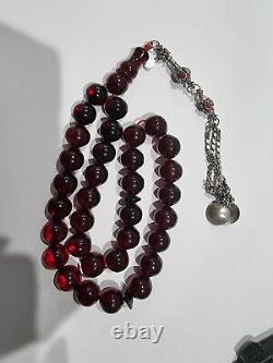 Antique German Cherry Amber rosary Tesbih