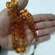 Antique German Genuine Faturan Bakelite Cherry Amber Prayer Beads 70 Gr