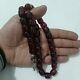 Antique German Genuine Faturan Cherry Amber Bakelite Prayer Beads 70 Gr