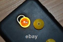 Antique Gros collier Necklace Cherry amber Bakelite