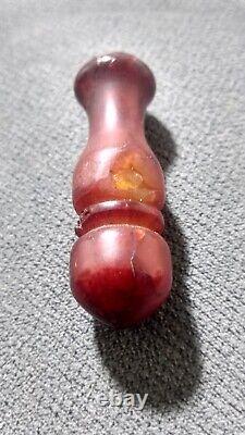 Antique Imam master beads vines Faturan Bakelite cherry amber need some repair