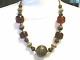 Antique Middle Eastern Necklace Baluch Beads And Rare Cherry Amber 24 Long