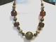 Antique Middle Eastern White Metal Baluch Beads Rare Cherry Amber 24 Necklace