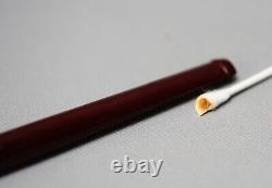 Antique Red Cherry Amber Bakelite Long Straight Cigarette Cheroot Holder 11g