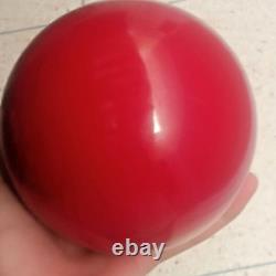 Antique Red Cherry Amber Catalin Bakelite Phenolic Resin Huge Ball 1190 Gram