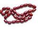 Antique Veined Cherry Amber Bakelite Faturan 33 Prayer Beads 113 Grams