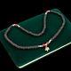 Antique Vintage Deco Sterling Silver Chinese Turquoise Coral Bead Necklace 27.5g