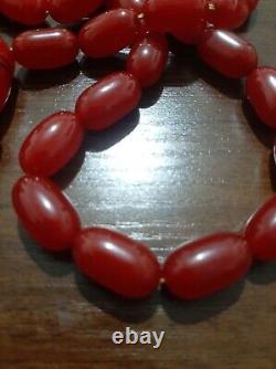 Antique genuine Faturan ottoman cherry amber Prayer beads GR? 110