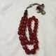 Antique Genuine Cherry Amber Bakelite Faturan Prayer Beads 70 Gr