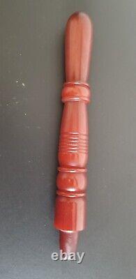 Antique hookah pipe Cherry Amber vines Faturan Bakelite 49g hand made