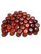 Antique Lot Of Faturan Bakelite Cherry Amber Beads Weight 280 Gr