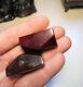 Antique Red Cherry Amber Bakelite Tested Gold Lava Flow! 23 Grams