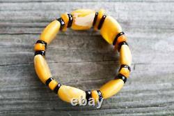 Baltic Amber Bracelet Butterscotch Stretch Multicolor Cherry Antique Untreated N