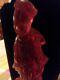 Beautiful Cherry Red Amber Carving Figure Of Chinese Lady Hight 9.5 Statue