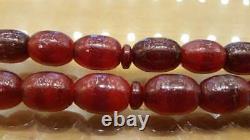 Cherry Amber Faturan Bakelite Antique Red Kehribar Prayer Misbaha Tesbih Beads