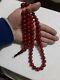 Cherry German Bakelite Faturan Solid Without Veins Prayer Beads 94 Gram 66bead