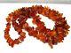 Extra Long Large Amber Necklace Graduated Cognac 34 Antique Amber 114.77 Grams