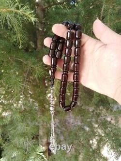 Faturan Germany Amber Antique Bakelite Genuine Cherry Prayer Beads