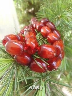 Faturan Germany Amber Antique Cherry Bakelite Islamic Genuine Beads Prayer